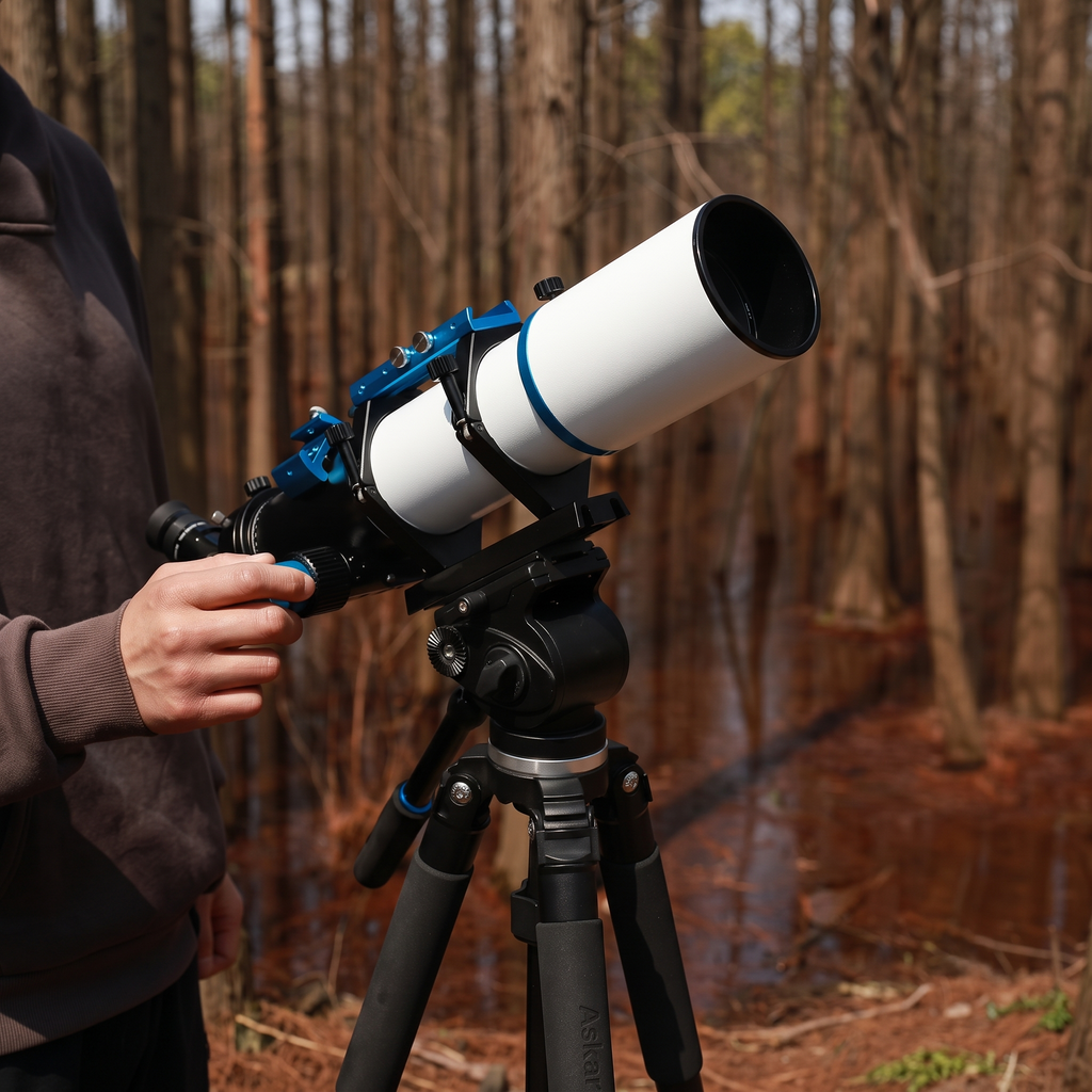 Lunette Apochromatique Askar 71F Quadruplet Flat-Field 71mm f/6.9 pour Astrophotographie